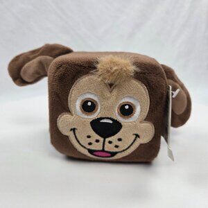 Chuck E Cheese Square Stackable Cube Plush Jasper NWT 4"